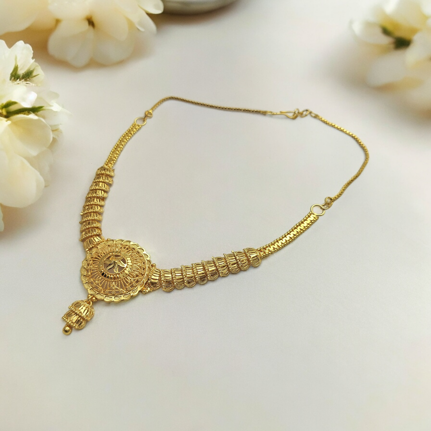 RUHI MICRO GOLD PLATED NECKLACE