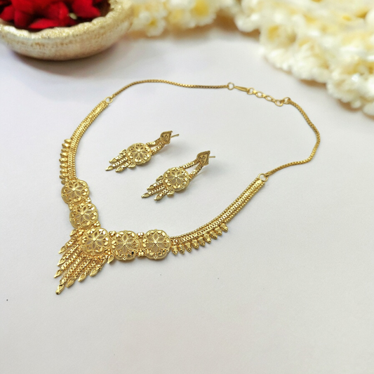 VIDYA MICRO GOLD PLATED NECKLACE