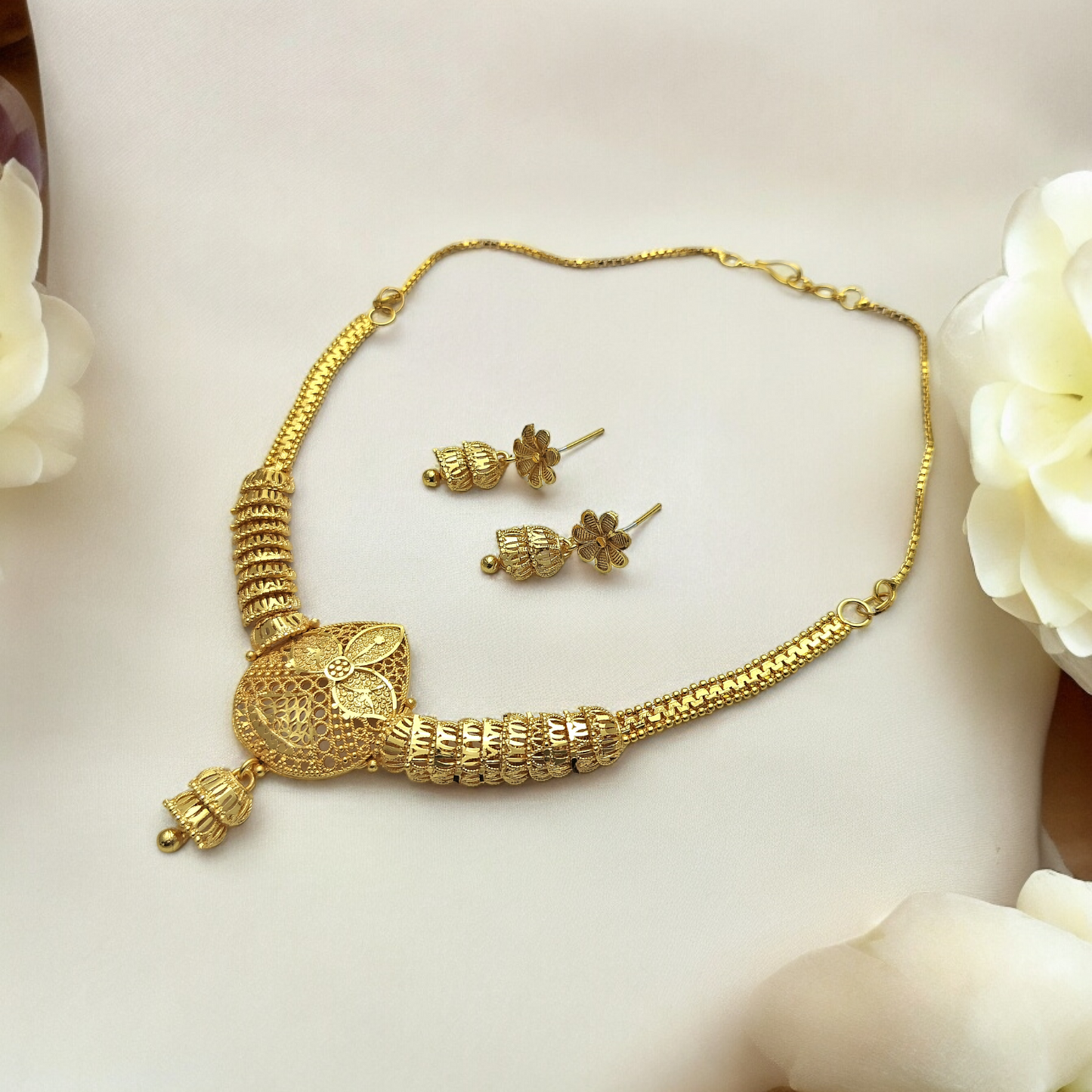 MEENAKSHI MICRO GOLD PLATED NECKLACE