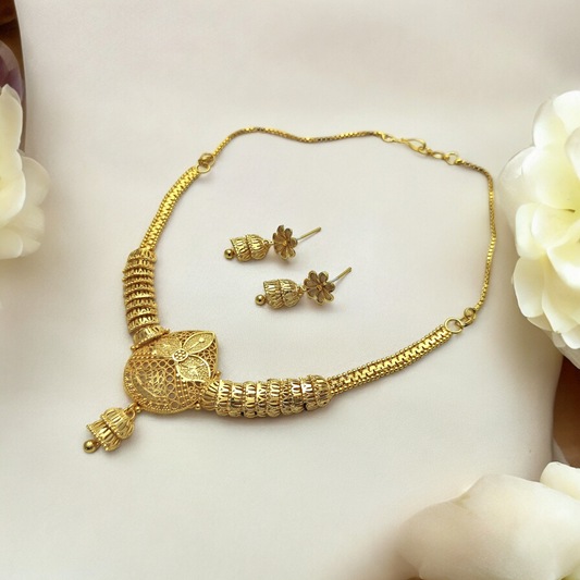 MEENAKSHI MICRO GOLD PLATED NECKLACE