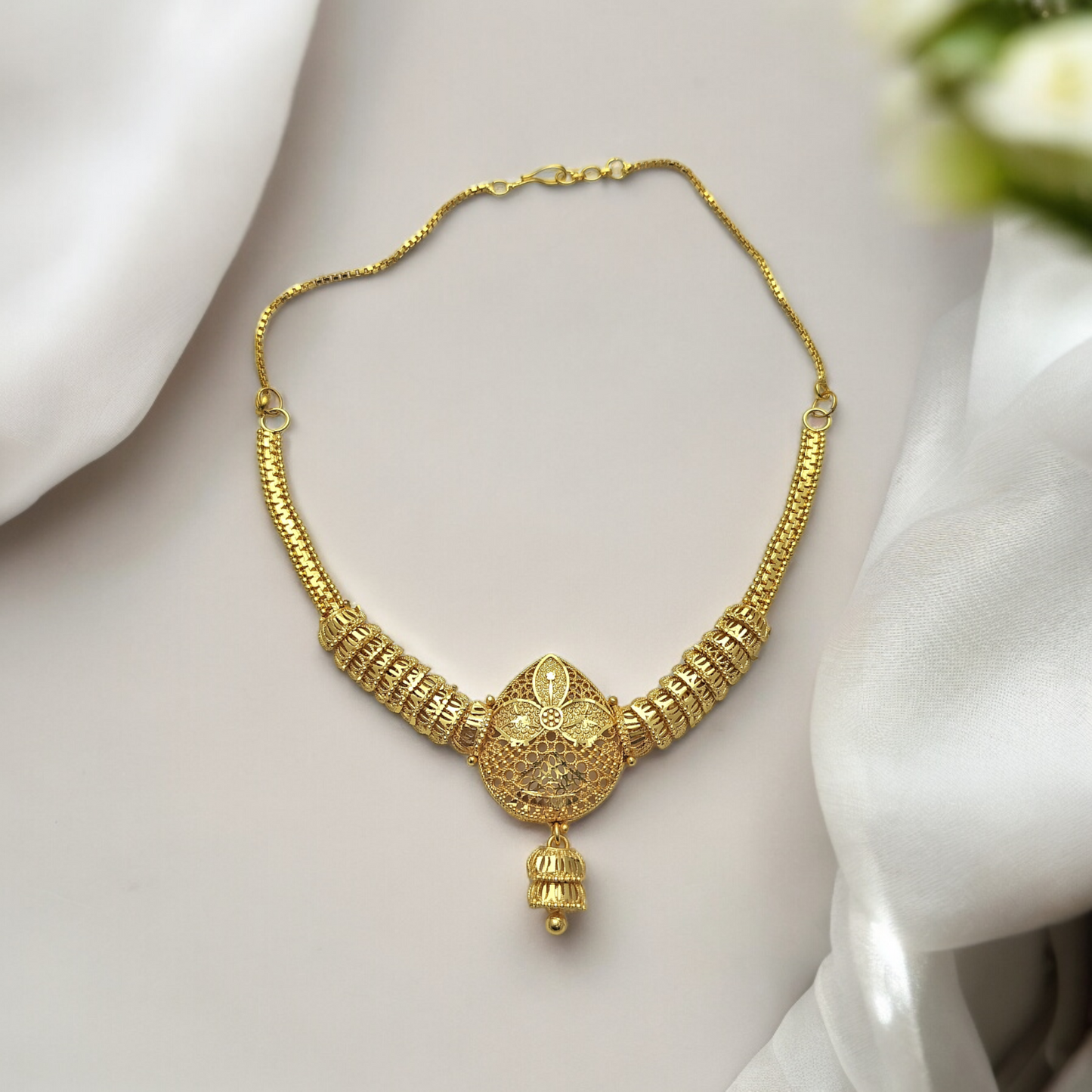 MEENAKSHI MICRO GOLD PLATED NECKLACE
