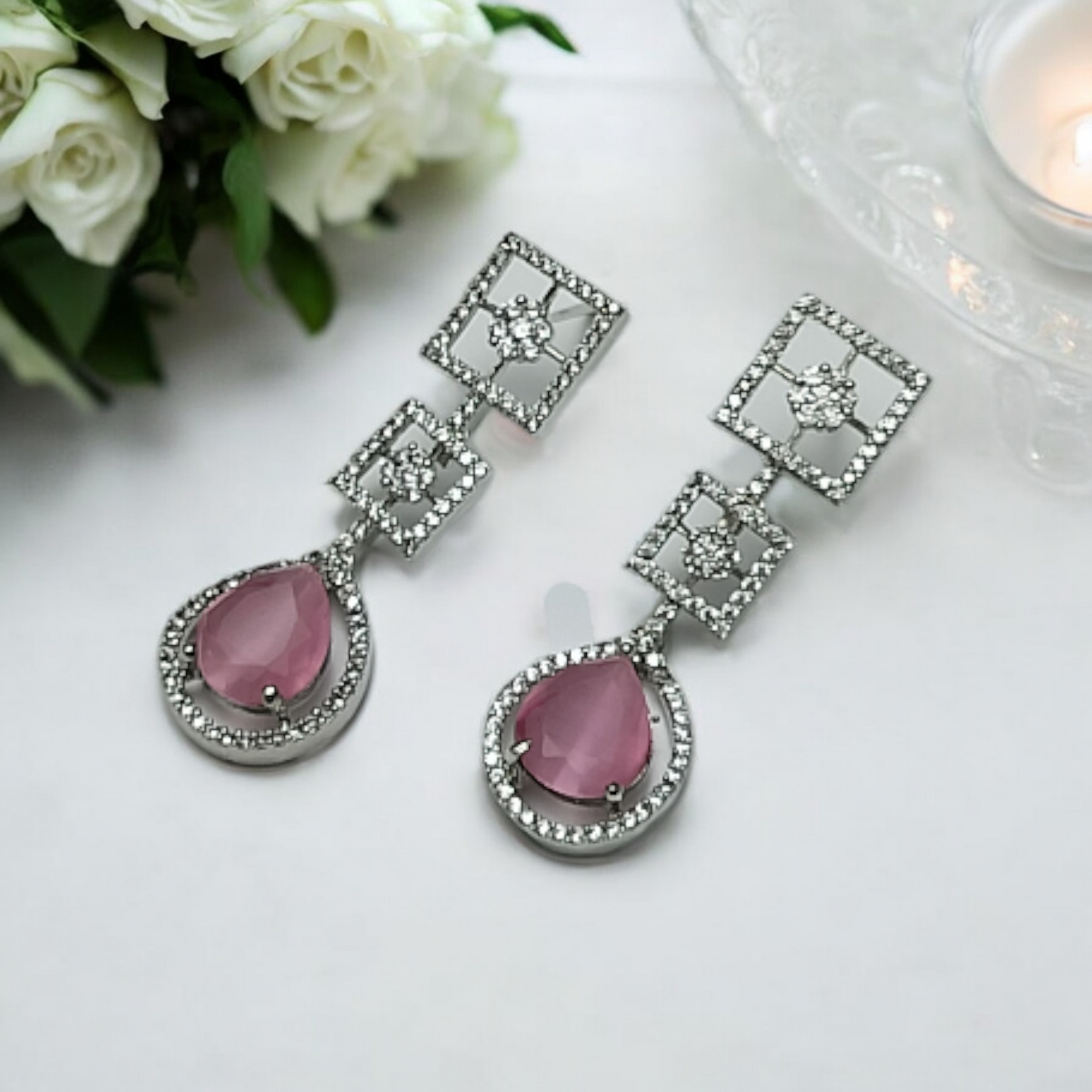 RADHIKA AMERICAN DIAMOND NECKLACE