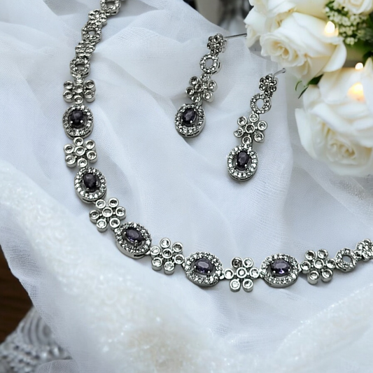 LARA AMERICAN DIAMOND NECKLACE