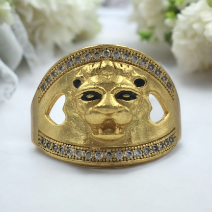 BHAVIN GOLD POLISH MEN'S RING