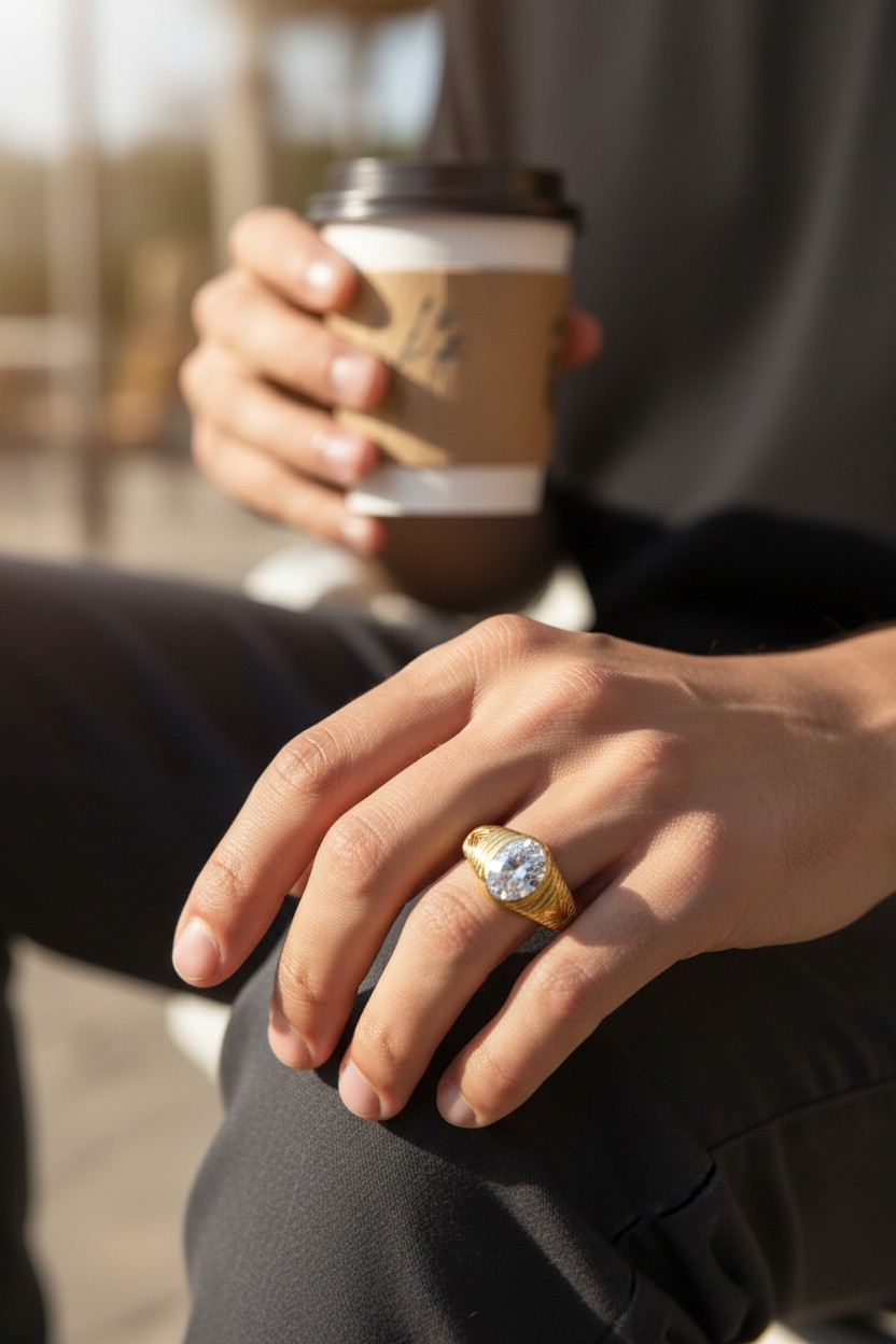 AURMEN IMPERIAL SHINE MEN'S RING
