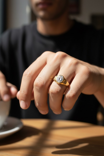 AURMEN EXECUTIVE SIGNET MEN'S RING
