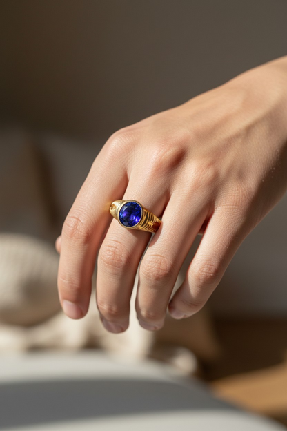 AURMEN VIOLET EMPEROR MEN'S RING