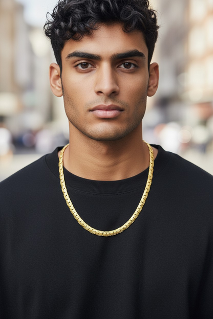 FLAT ITALIAN LINK MEN'S CHAIN