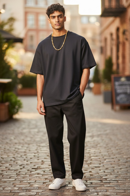 IMPERION BARREL GOLD FINISH MEN'S CHAIN