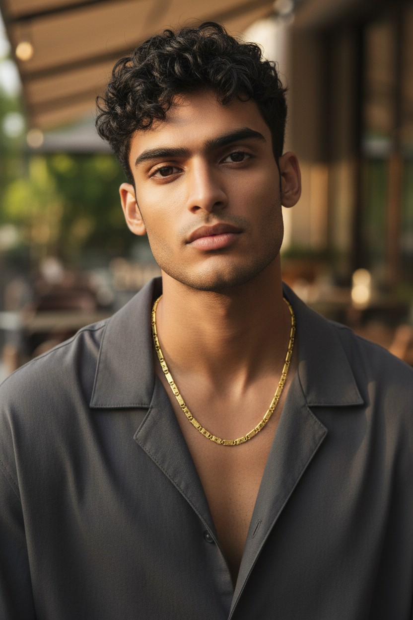 ROYAL FLORAL LINK MEN’S CHAIN