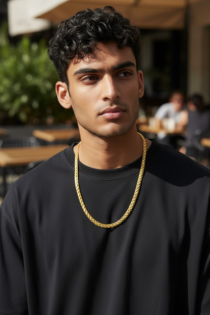 ROYAL WHEAT LINK MICRO GOLD MEN’S CHAIN
