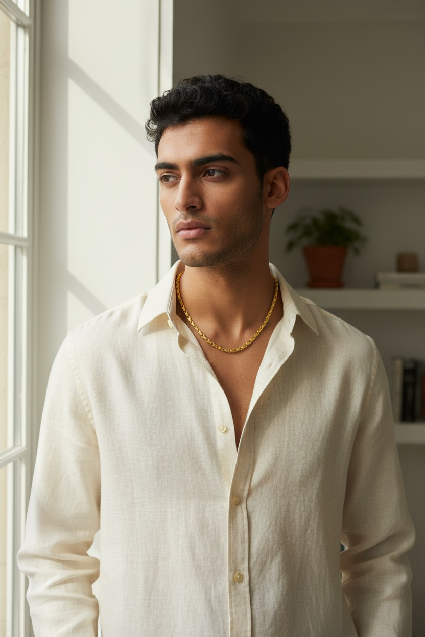 PREMIUM DESIGNER MICRO GOLD MEN’S CHAIN
