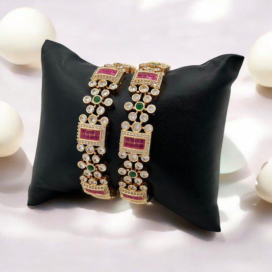 RAJNANDINI KUNDAN RAJWADI BANGLES