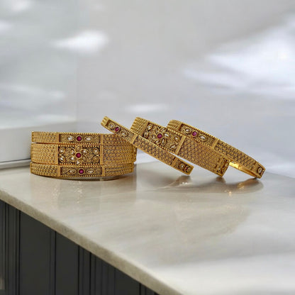 KANCHANA KUNDAN BRIDAL BANGLES