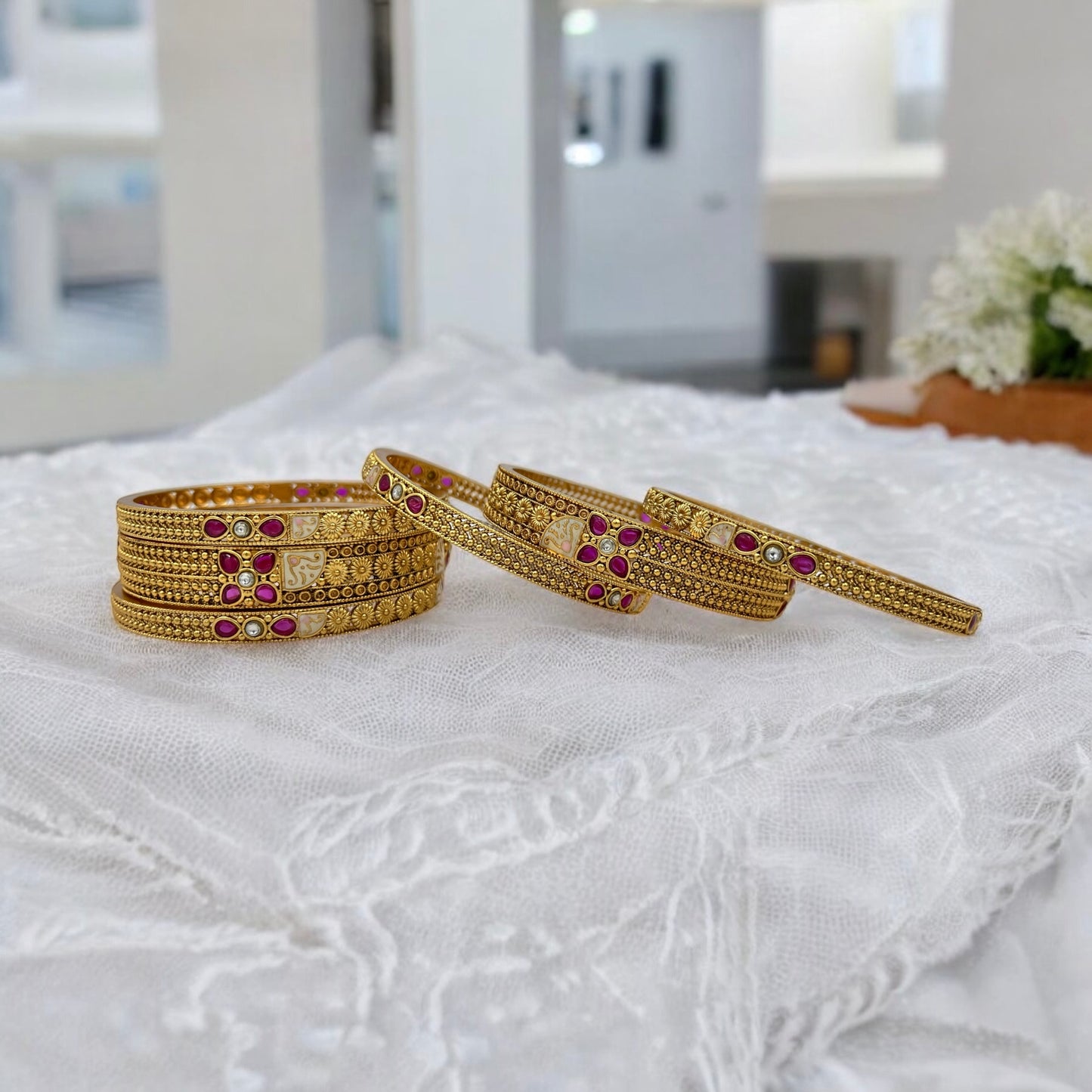 RASIKA ROYAL MEENAKARI RAJWADI BANGLES