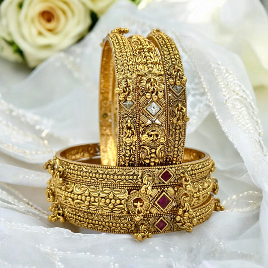 YASHODHARA JHUMKA RAJWADI BANGLES