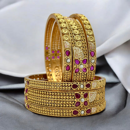 RASIKA ROYAL MEENAKARI RAJWADI BANGLES