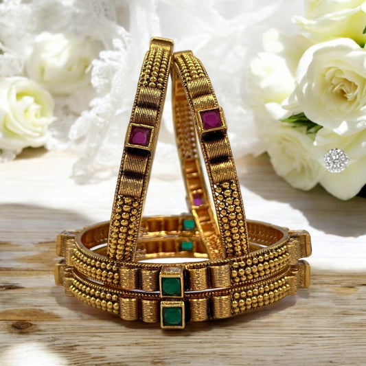 MAYRA RAJWADI BRASS BANGLES