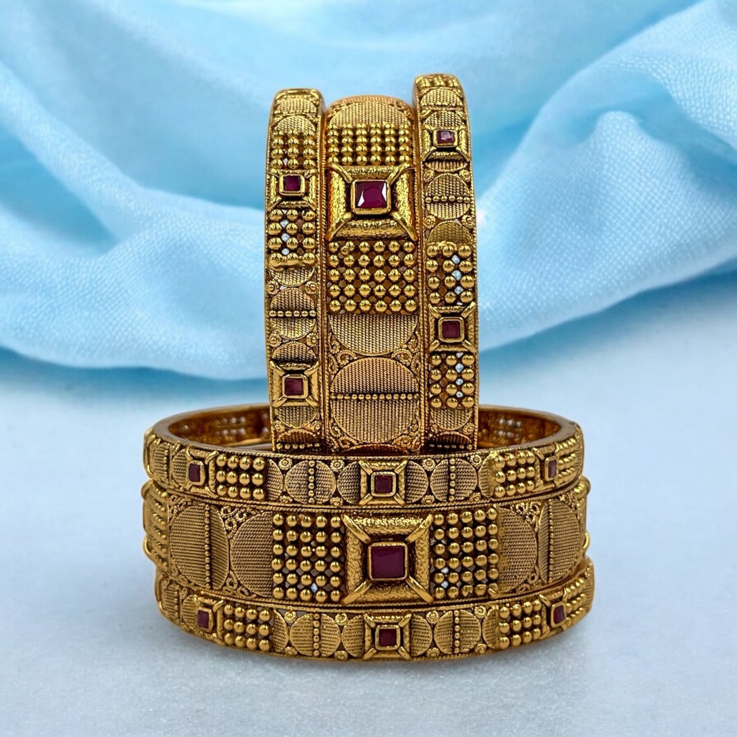 PRISHA RAJWADI BRASS BANGLES