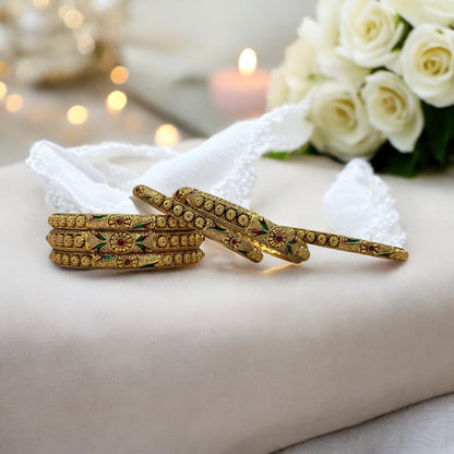 RUHI  RAJWADI BRASS BANGLES