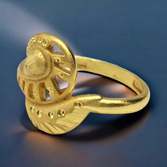 BLOOM MICRO GOLD PLATED RING FOR WOMEN