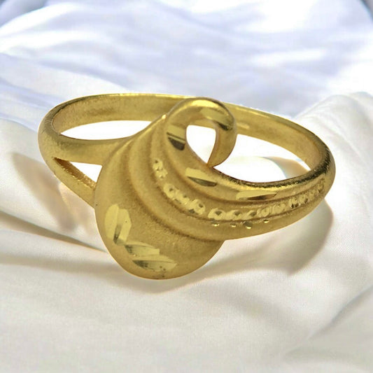 ORBIT BLOSSOM MICRO GOLD PLATED RING FOR WOMEN