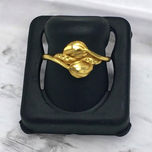 SHIMMER SPHERE MICRO GOLD PLATED RING FOR WOMEN