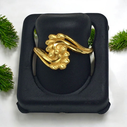 GILDED HERITAGE MICRO GOLD PLATED RING FOR WOMEN
