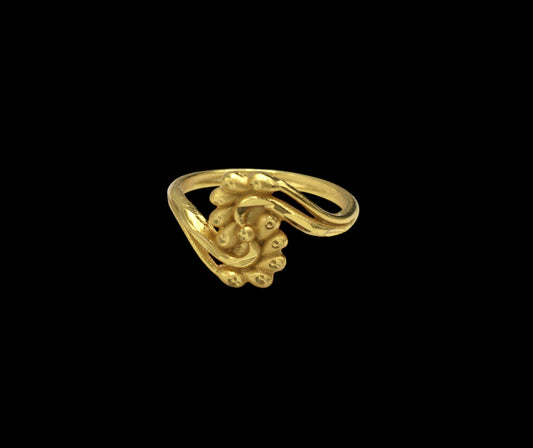 GILDED HERITAGE MICRO GOLD PLATED RING FOR WOMEN