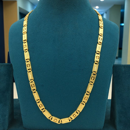 ELITE GRID WEAVE 24 INCH MEN'S CHAIN