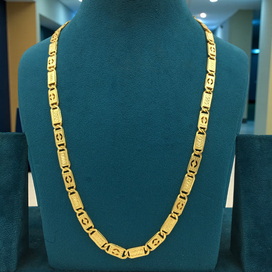 ELITE GRID WEAVE 24 INCH MEN'S CHAIN