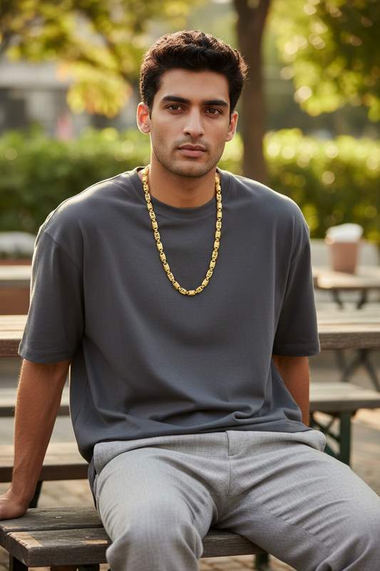 AURMEN IMPERIAL BLOCK 24 INCH MEN'S CHAIN