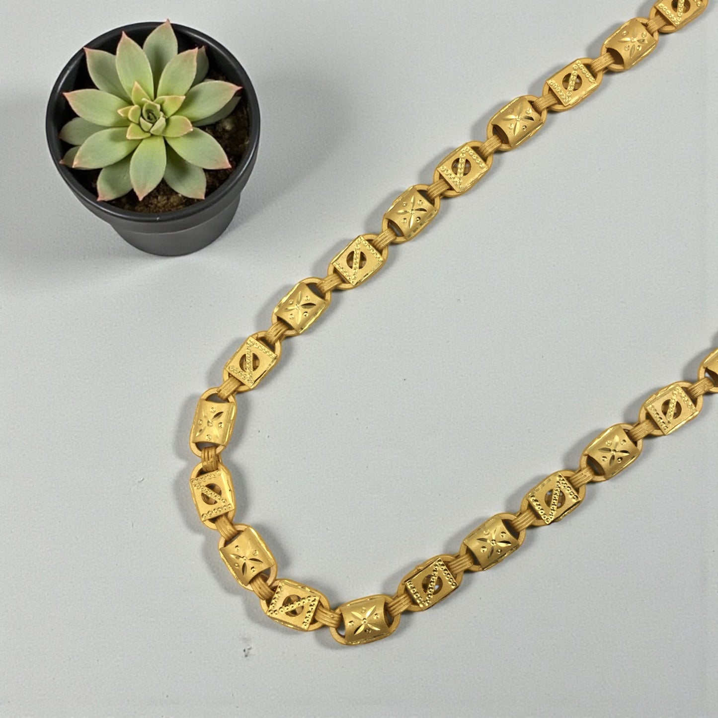 AURMEN IMPERIAL BLOCK 24 INCH MEN'S CHAIN