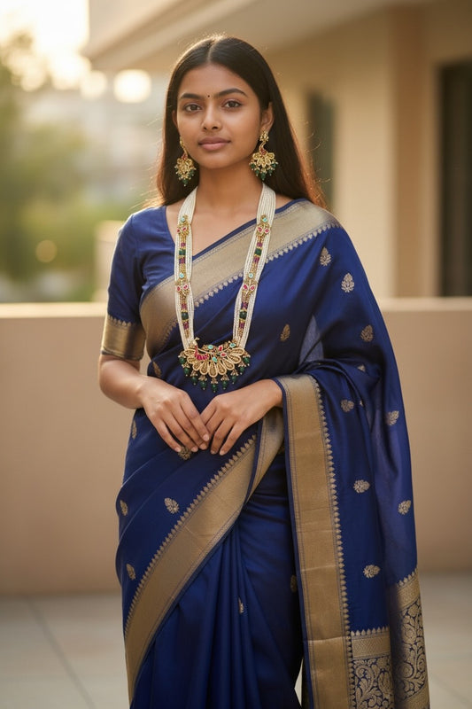 MAHARANI PEACOCK LONG NECKLACE SET