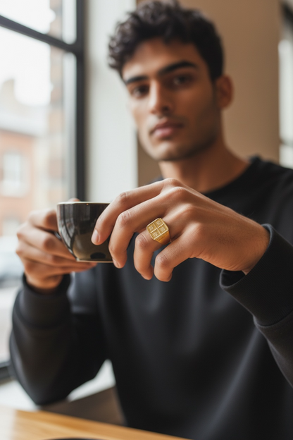 IMPERIAL QUAD SIGNET RING