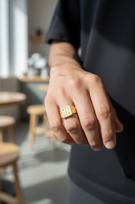 IMPERIAL QUAD SIGNET RING