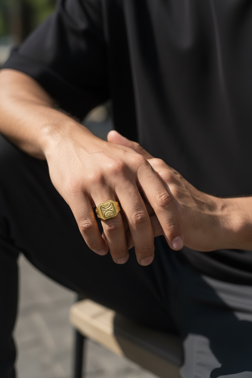 MAJESTIC GRID MEN’S RING