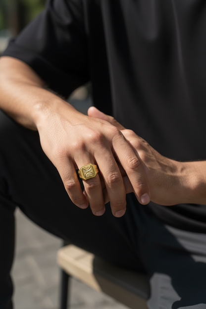 MAJESTIC GRID MEN’S RING
