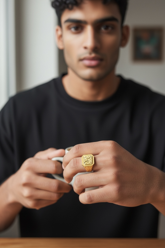 MAJESTIC GRID MEN’S RING