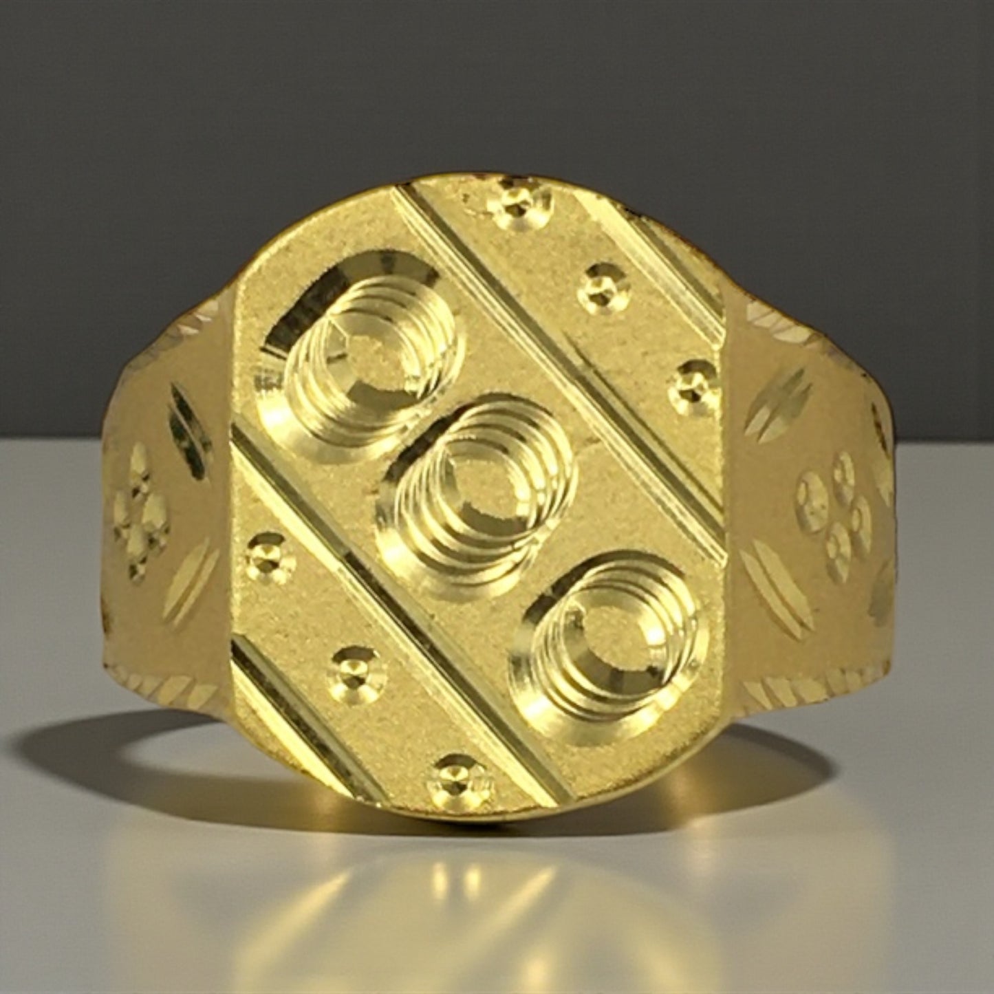 FORGE PRIME RING – Micro Gold Plated Brass Men’s Statement Ring