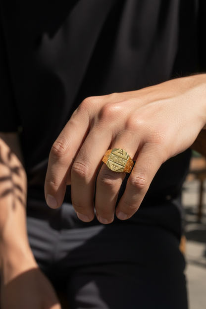 TITAN PRIME RING – Microgold Plated Brass Men’s Ring