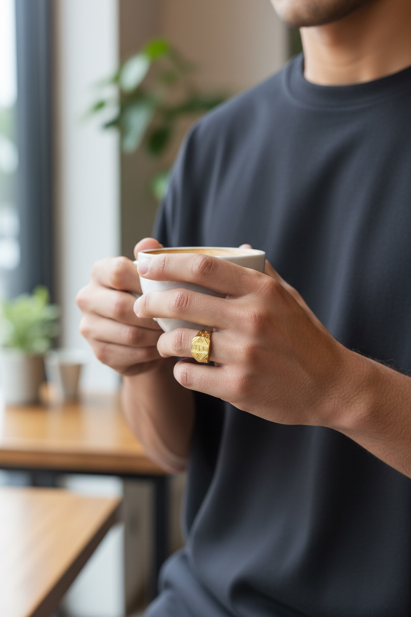 TITAN PRIME RING – Microgold Plated Brass Men’s Ring