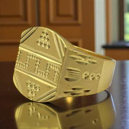 TITAN PRIME RING – Microgold Plated Brass Men’s Ring