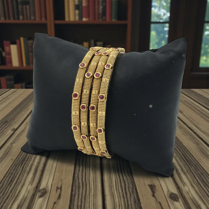 RANI AADYA RUBY BANGLES