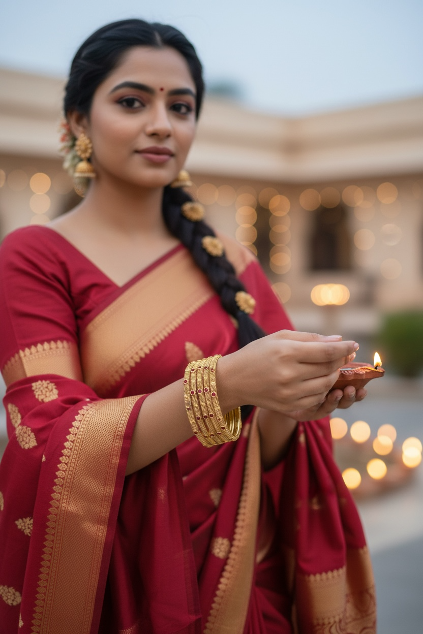 RANI AADYA RUBY BANGLES