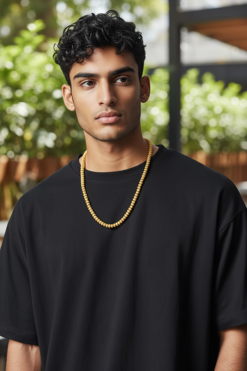 IMPERIO BEAD 24 INCH MEN’S CHAIN