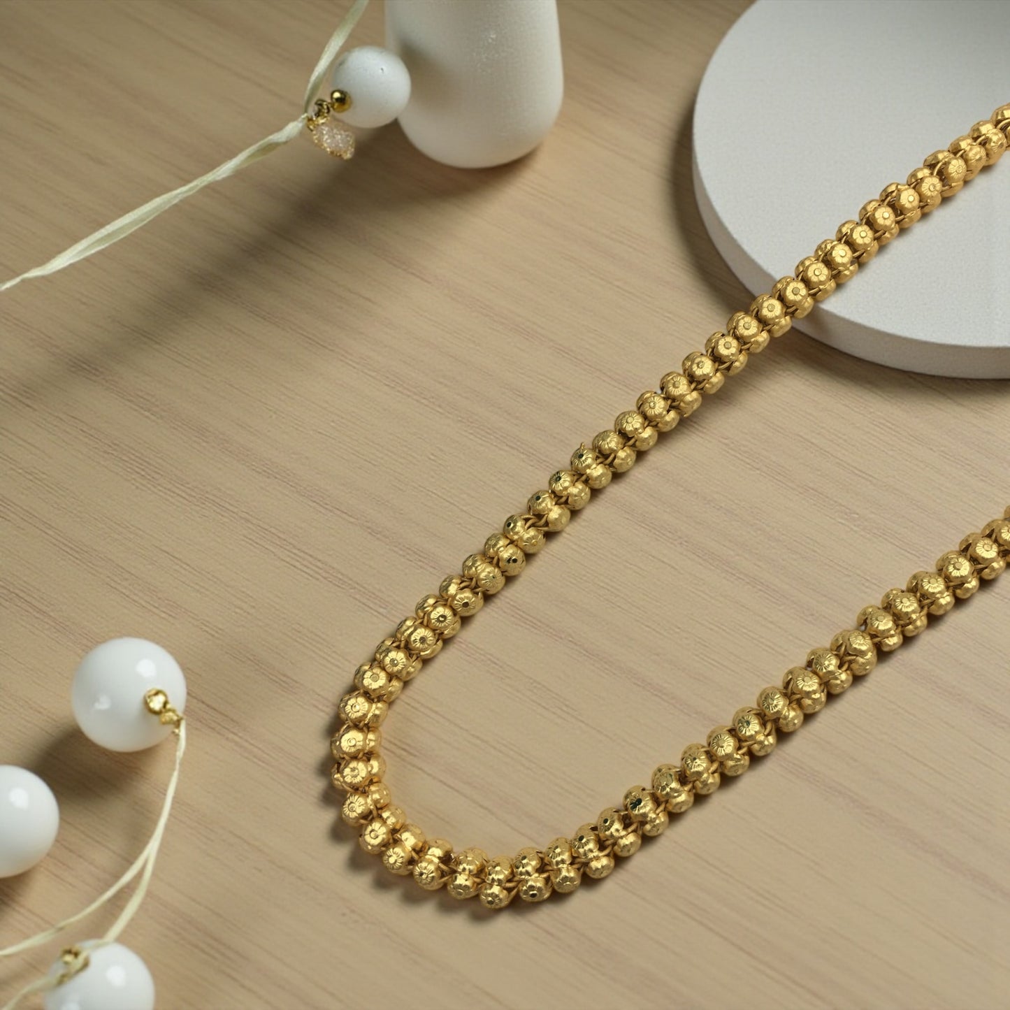IMPERIO BEAD 24 INCH MEN’S CHAIN