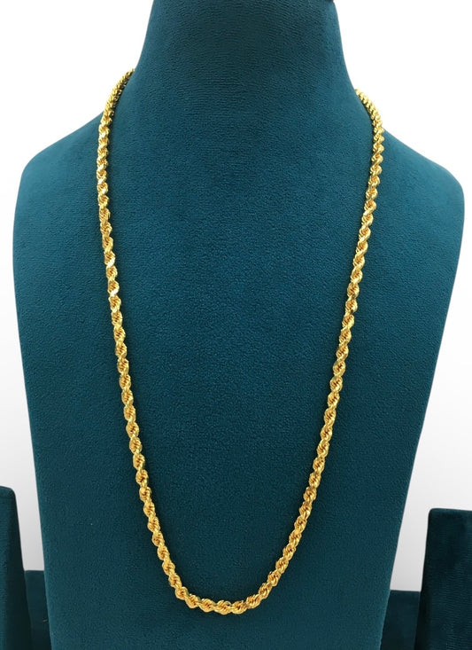 VORTEX GOLD ROPE 20 INCH MEN’S CHAIN