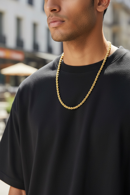 VORTEX GOLD ROPE 20 INCH MEN’S CHAIN