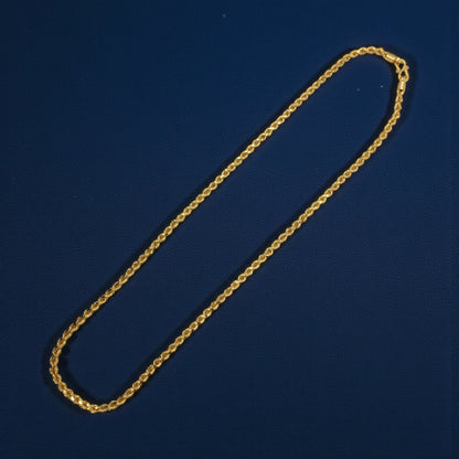 VORTEX GOLD ROPE 20 INCH MEN’S CHAIN